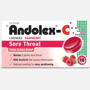 ANDOLEX-C LOZ STRAWBERRY