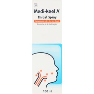 MEDI-KEEL A THROAT SPR