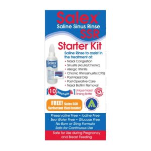 SALEX SSR SALINE SINUS RINSE STARTER