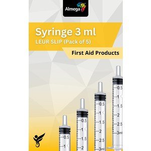 ALMEGA SYRINGE 3ML L/S 5`S