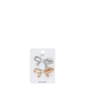 JENAM BOW TIQUE 2 HAIR CLIPS