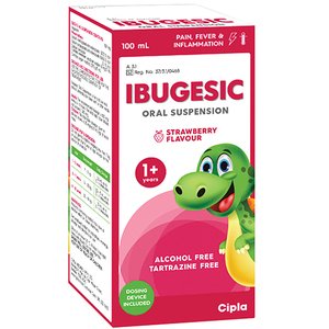 IBUGESIC 100MG/5ML SUS STRAWBERRY