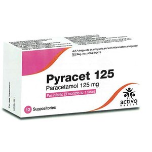 PYRACET 125MG SUP