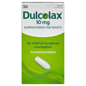 DULCOLAX 10MG ADULT SUP