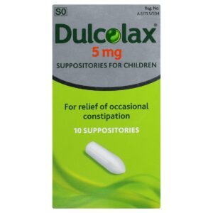 DULCOLAX 5MG PAED SUP