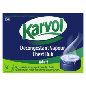 KARVOL DEGONGESTANT ADULT RUB 50G