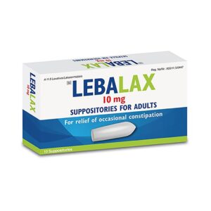 LEBALAX 10MG ADULT SUPP