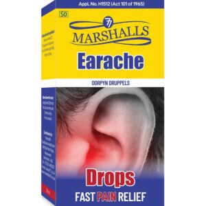 EARACHE DROPS 20ML MARSHALLS