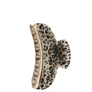 FLAIR HAIR CLAMP SMALL LEOPARD