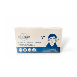 TRULY BLUE LENS CLEANING WIPES FOR GLASSES