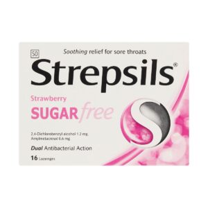 STREPSILS STRAWBERRY SUGAR-FREE
