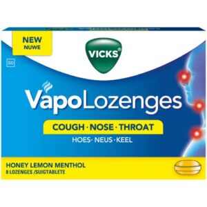 VICKS VAPOLOZENGES HONEY LEMON MENTHOL