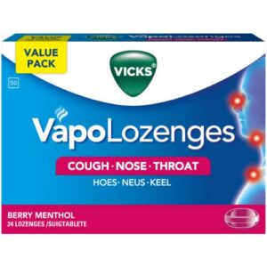 VICKS VAPOLOZENGES BERRY MENTHOL