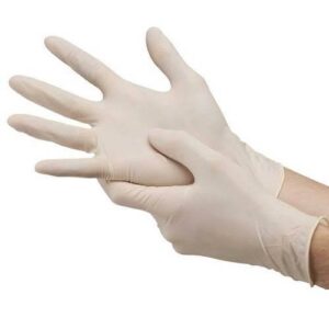 GLOVES LATEX MEDIUM