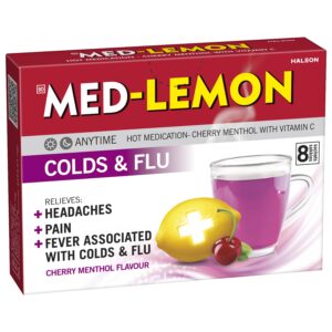 MED-LEMON HOT MEDICATION CHERRY MENTHOL