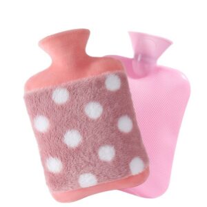JENAM HOT WATER BOTTLE PINK POLKA DOT