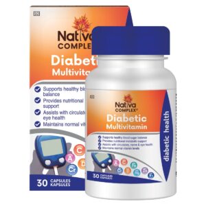 NATIVA DIABETIC VITAMIN COMPLEX