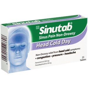 SINUTAB SINUS PAIN NON-DROWSY