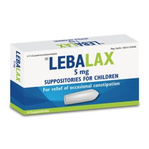 LEBALAX 5MG PAED SUPP