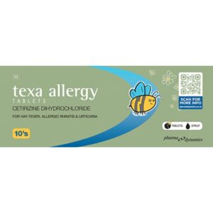 TEXA ALLERGY 10MG TAB