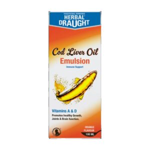 HERBAL DRAUGHT COD LIVER SYRUP 100ML