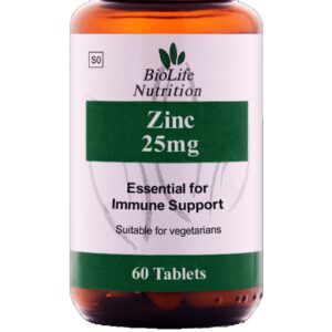 BIOLIFE ZINC 25MG 60S